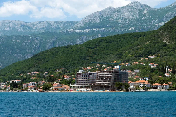 Costruzione Kumbor Nella Baia Kotor Montenegro — Foto Stock