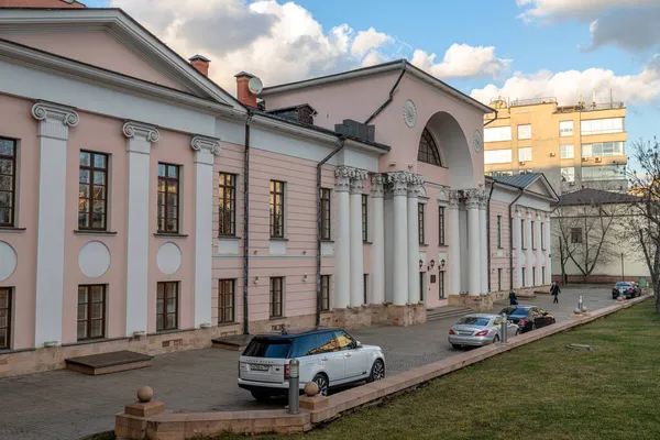 Moscú Rusia Monumento Arquitectónico Casa Principal Finca Lobanov Rostovsky —  Fotos de Stock