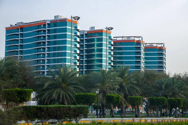 Abu Dhabi Emiratos Árabes Unidos Marzo 2019 Sahel Torres Complejo — Foto de Stock