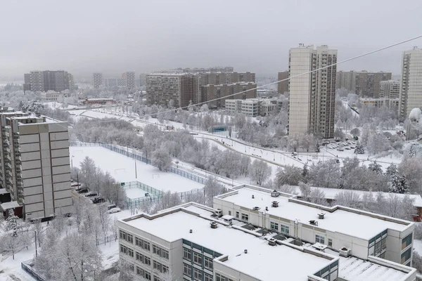 Panoramic view of Zelenograd in Moscow, Russia — стокове фото