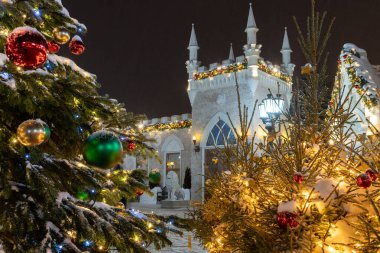 Moskova, Rusya 'da Noel pazarı