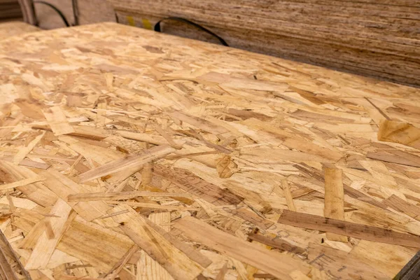 Mağazada Bir Yığın Fiberboard — Stok fotoğraf