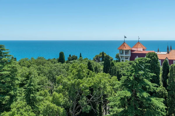 ミショル公園と黒海の眺め,クリミア半島 — ストック写真