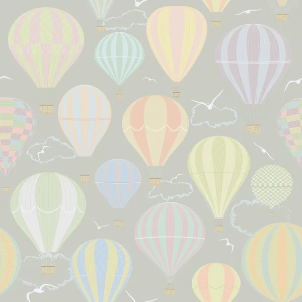 Lucht ballonvaren — Stockvector