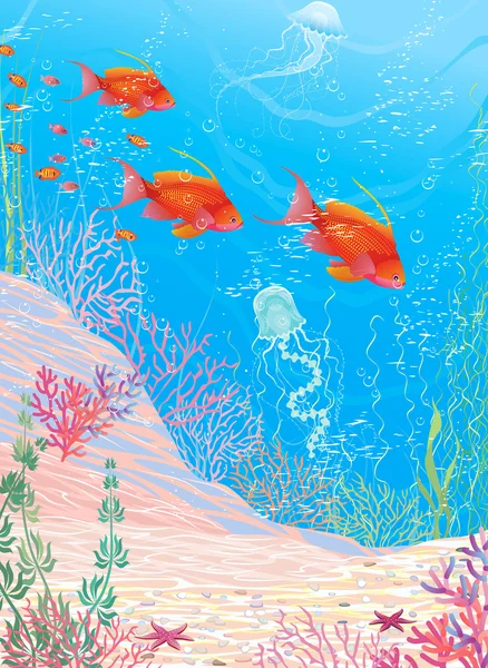深海 — 图库矢量图片