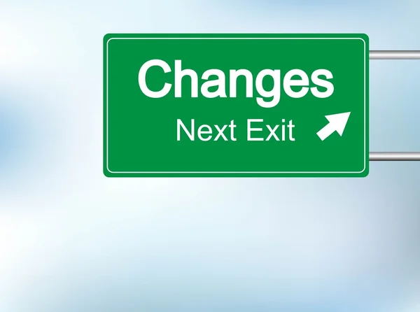 Changes sign vector Royalty Free Stock Vectors