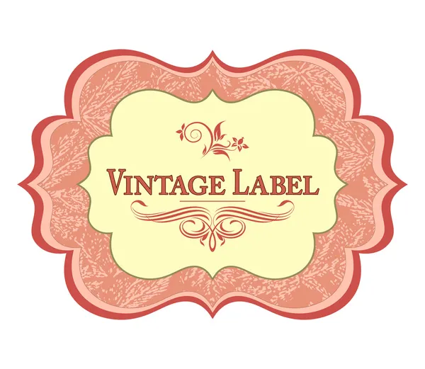 Vintage label — Stock Vector