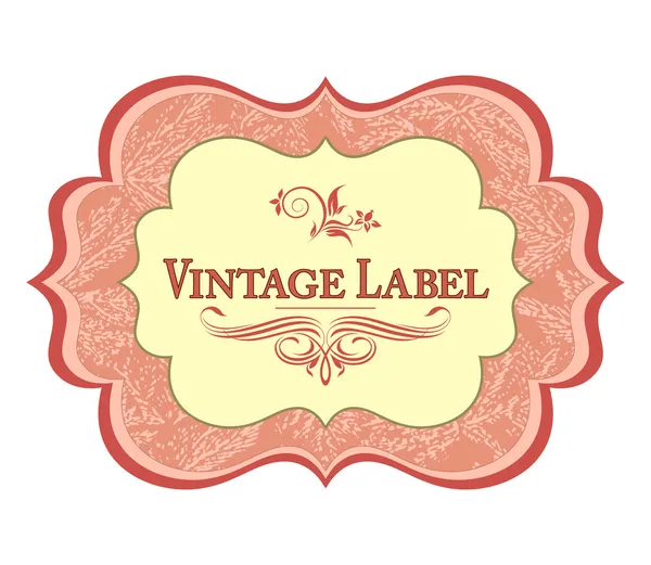 Etiqueta Vintage — Vector de stock