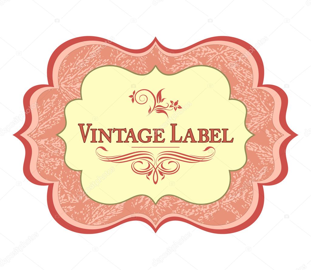 Download Vintage label — Stock Vector © MariStep #12553207