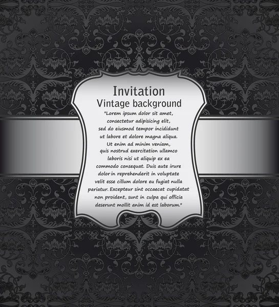 Vintage background for invitations — Stock Vector