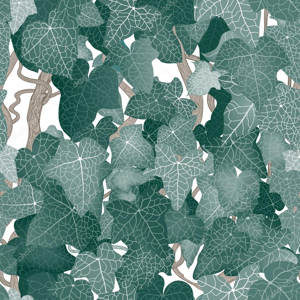 Vector seamless ivy pattern — Stock Vector © juliet 17257291