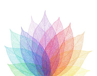 Leaf abstract background clipart