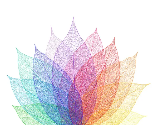 Leaf abstrakt bakgrund — Stock vektor