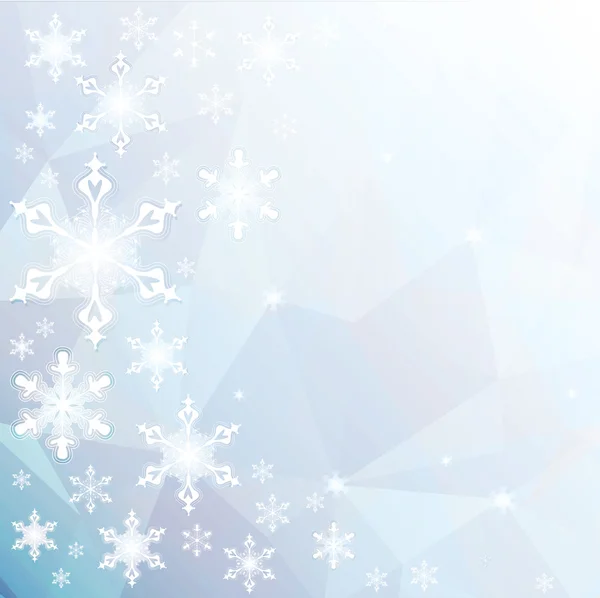 Christmas background with snowflakes. EPS 10 — Stock Vector