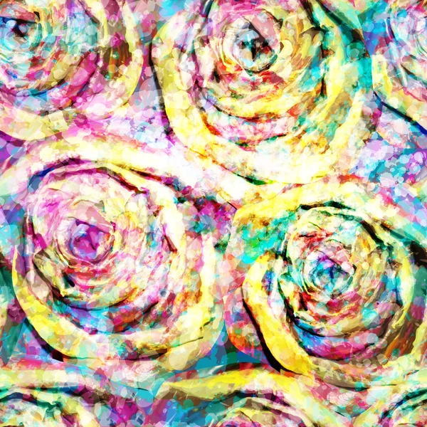 Seamless Roses Pattern. Vector, EPS 10 — Stock Vector