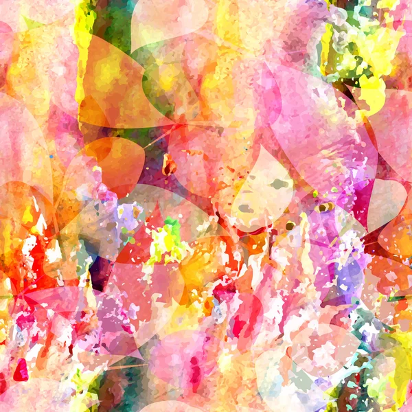 Motif floral abstrait sans couture. Vecteur, EPS 10 — Image vectorielle