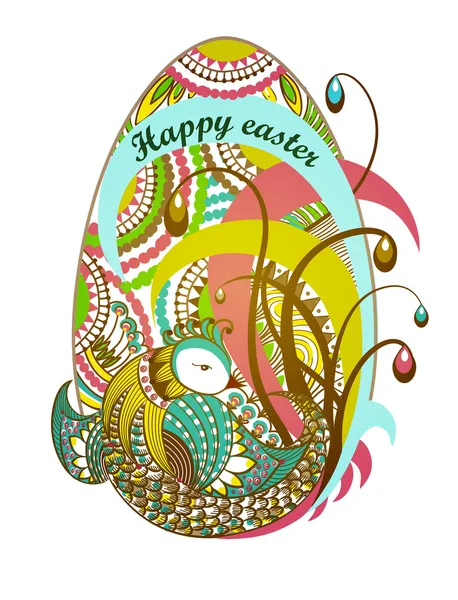 Easter egg. Happy easter. Vector, EPS10. — Stock Vector