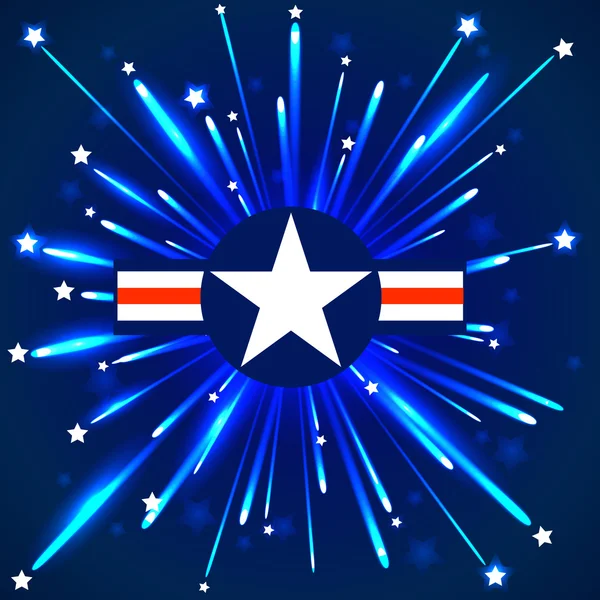 Abstract American stars background. EPS 10 — Stock Vector