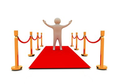 lüks kırmızı halı