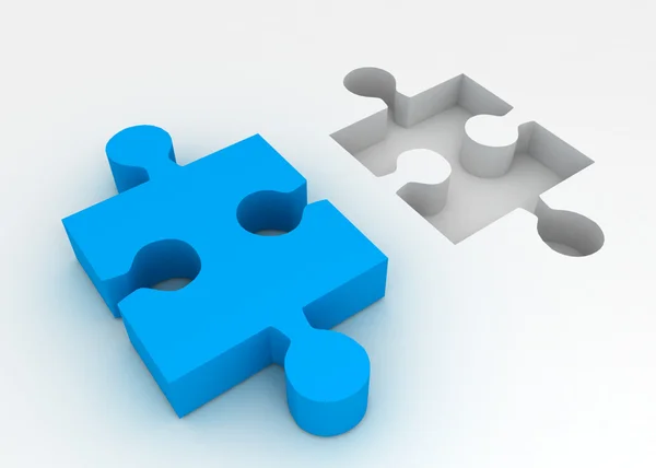Puzzle concept — Stock Photo, Image