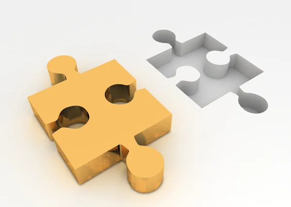 Puzzle concept — Stock Photo, Image