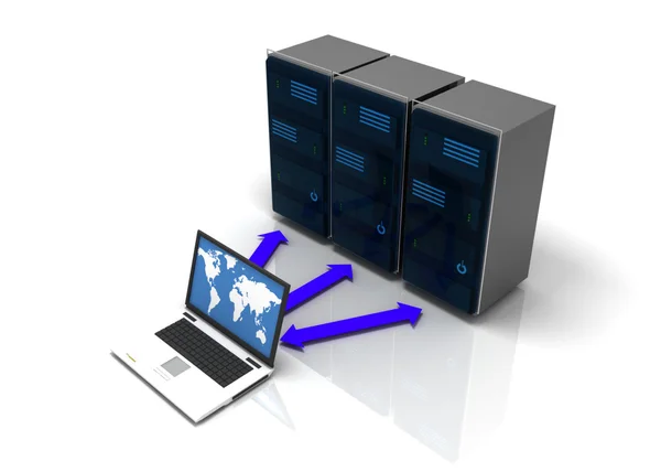 Internet-Server — Stockfoto