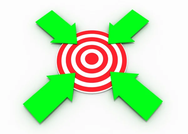 Target success concept — Stock Photo, Image