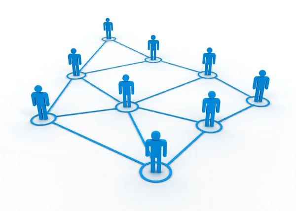 Team network concept — Stock Photo, Image