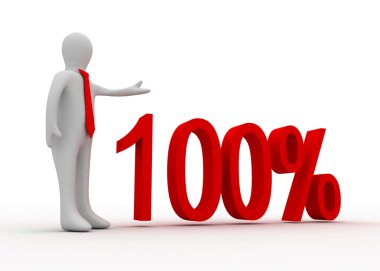 yüzde 100