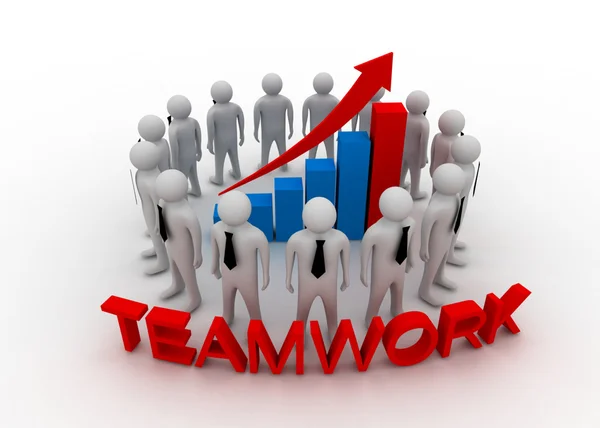 Teamwork concept — Stock Photo, Image