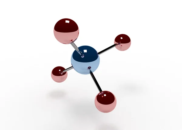 3d 分子概念 — 图库照片