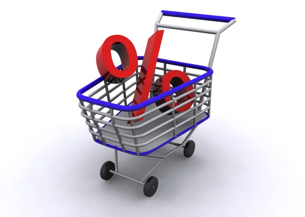 Konsep cart shopping — Stok Foto