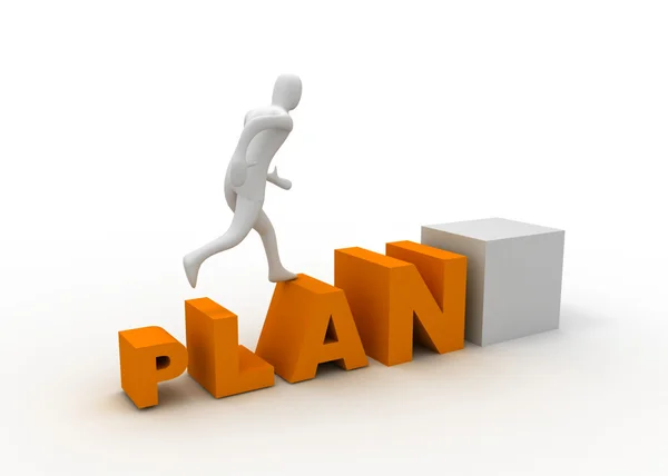 Plan concept — Stockfoto