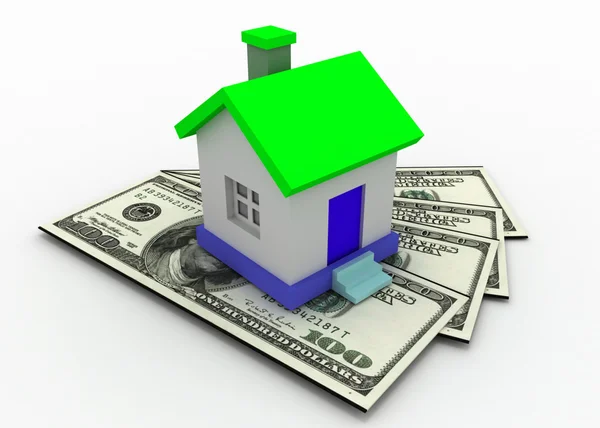 House and dollar concept — Stock Photo, Image