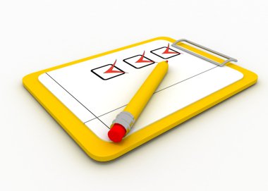 kontrol listesi konsepti