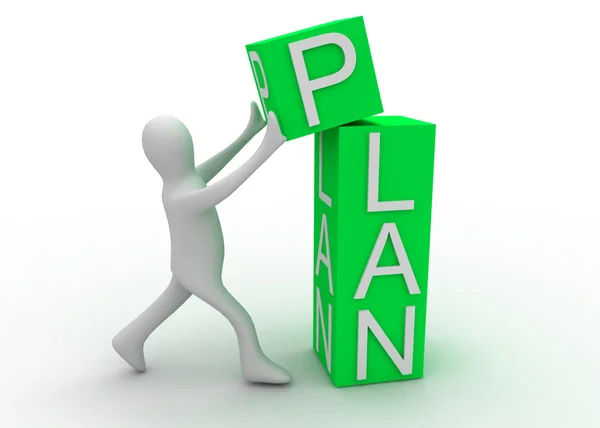 Plan concept — Stock Photo, Image