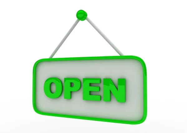 Open sign — Stock Photo, Image