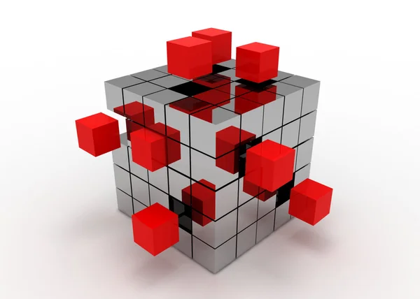 Conceito de cubo — Fotografia de Stock
