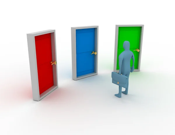 Doors concept — Stock Photo, Image