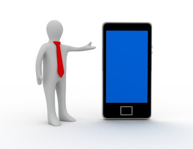 3D adam sunu smartphone