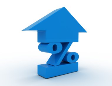 yukarı ok büyüyen ile yüzde simgesi