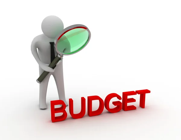 Budget metaphor — Stock Photo, Image