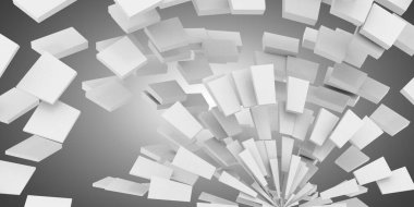 Üç boyutlu soyut arkaplan ve neon ışıkları. Neon tüneli. Uzay inşaatı. 3d illüstrasyon