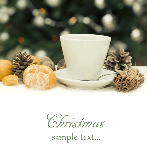 Collage con luz borrosa del árbol de Navidad Fotos de stock