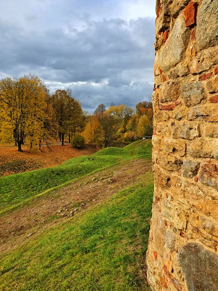 Średniowieczny Zamek Starym Mieście — Zdjęcie stockowe