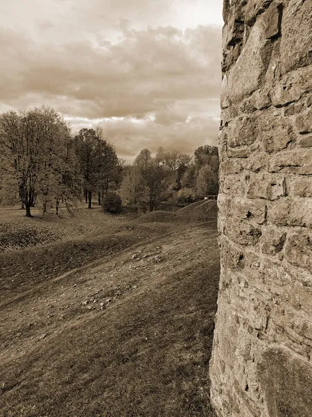 Średniowieczny Zamek Starym Mieście — Zdjęcie stockowe