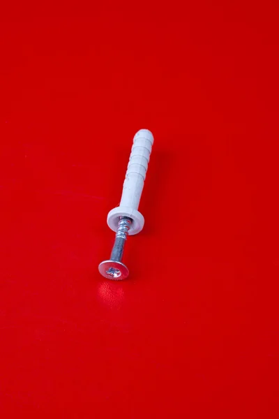 New Nail Dowel Red — Stock Photo, Image