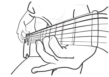  Sokakta gitar çalan kişi