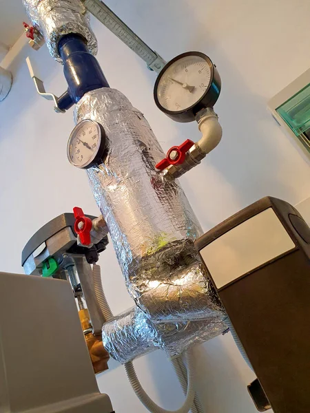 Big Manometer Water Pipe — Foto Stock