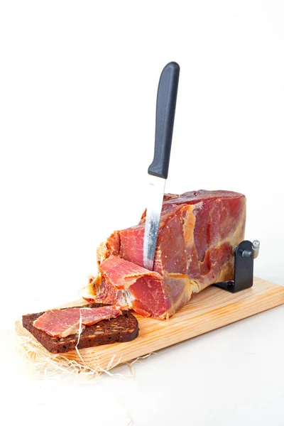 Sehr Schmackhaftes Schweinefleisch Auf Dem Tisch — Stockfoto